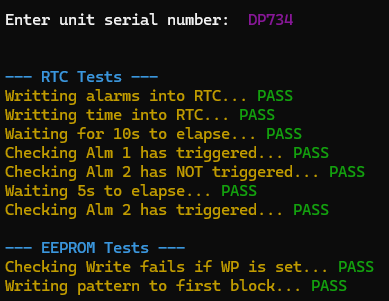 End of Line test software